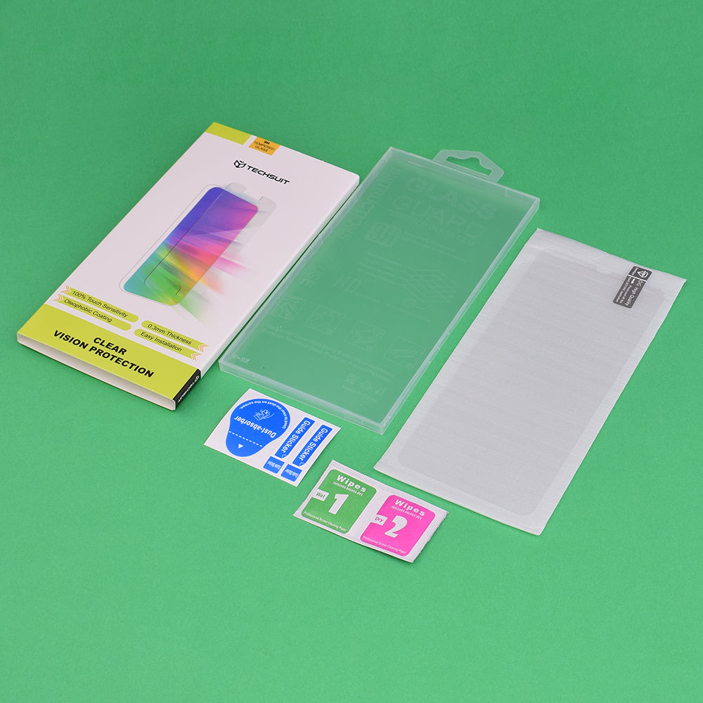 Beschermfolie Techsuit Clear Vision voor Honor 400 Smart 4G / X7d 4G / 400 Smart 5G / X7c / 200 Smart, Gehard Glas, Volledige Lijm