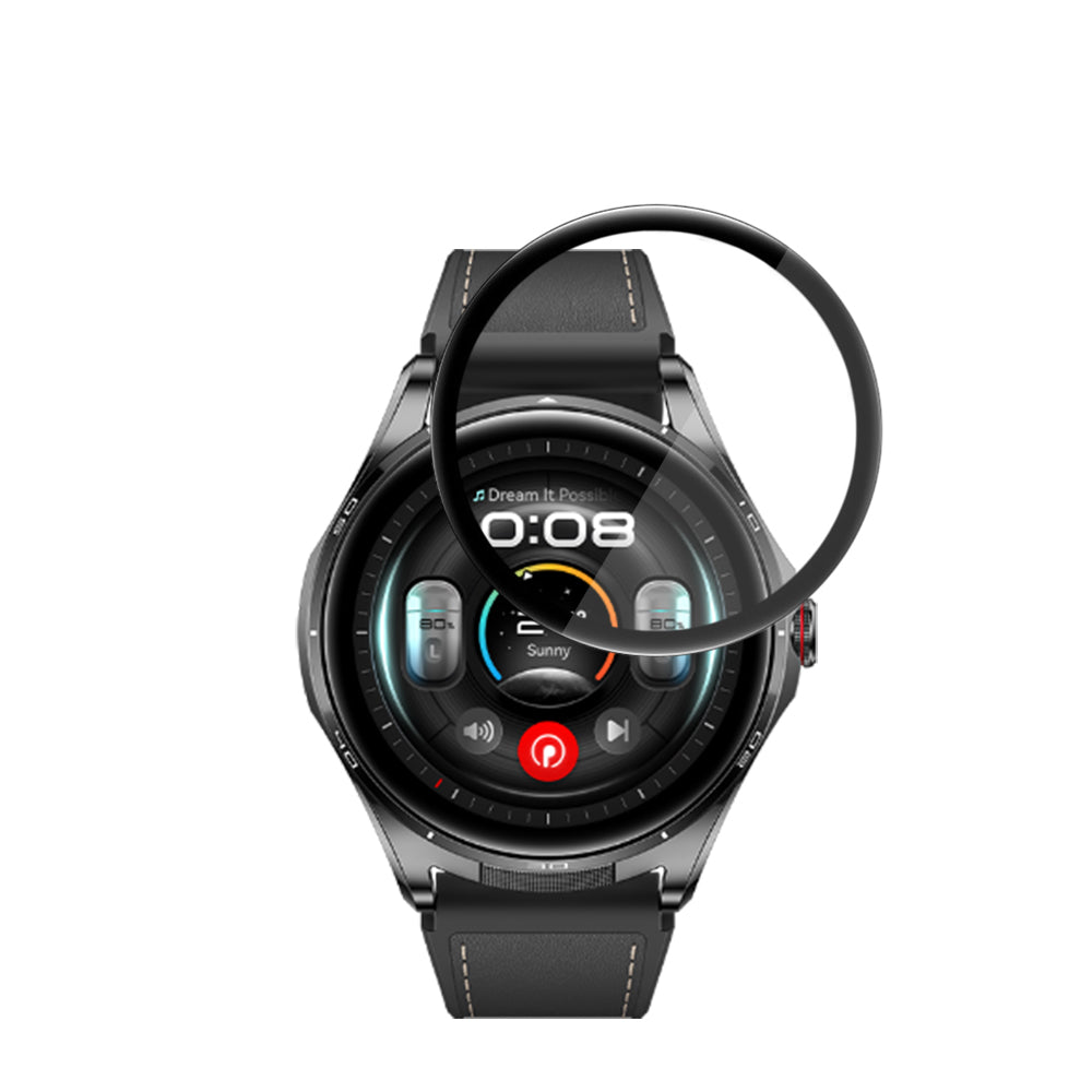 Film de protection d'écran Techsuit Nano Flex pour Huawei Watch Buds 2, Plastique, Lot de 2 pièces, Noir