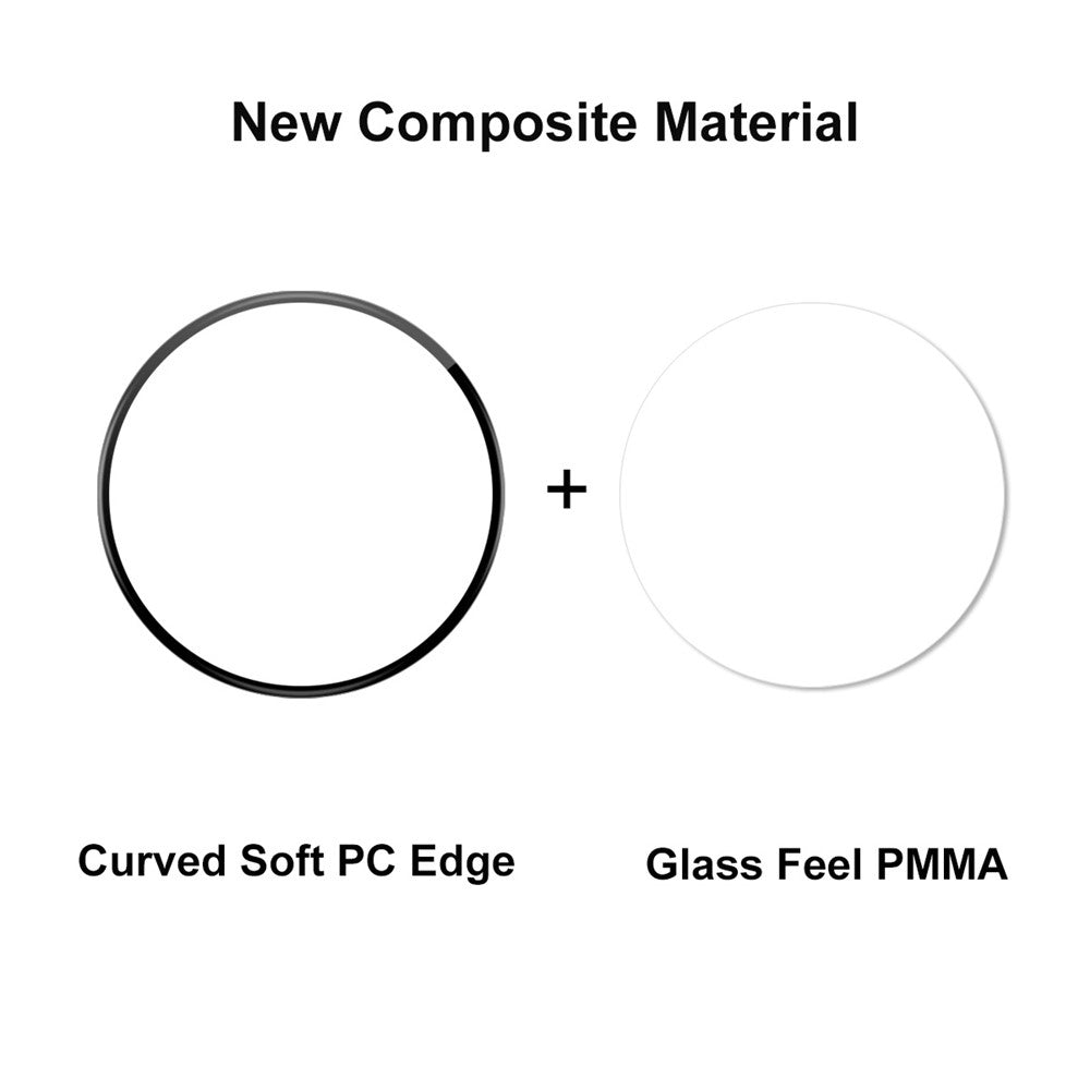 Film de protection d'écran Techsuit Nano Flex pour Huawei Watch Buds 2, Plastique, Lot de 2 pièces, Noir
