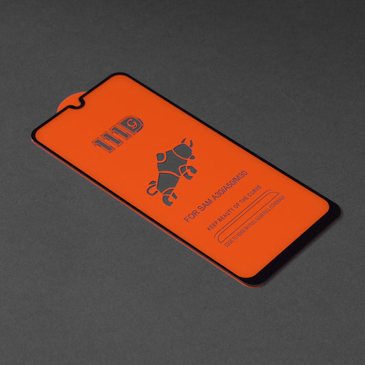 Techsuit schermbeschermfolie voor Samsung Galaxy A33 5G A336 / A32 A325, gehard glas, full glue, 111D, zwart
