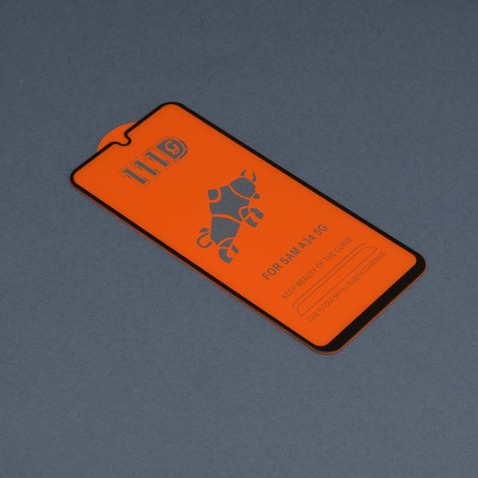 Techsuit Displayschutzfolie für Samsung Galaxy A34 A346, gehärtetes Glas, Full Glue, 111D, Schwarz
