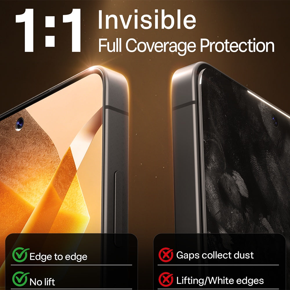 Beschermfolie Torras GlassGo Install Master voor Samsung Galaxy S26 Plus S947, Gehard Glas, Volledige Lijm, Transparant