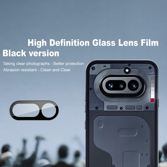 Techsuit Achtercamera Beschermfolie voor Nothing Phone (4a), Gehard Glas, Zwart