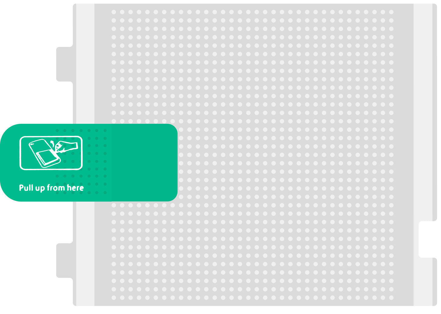 Film de retrait de la batterie Nokia G42, Service Pack A020074040H001
