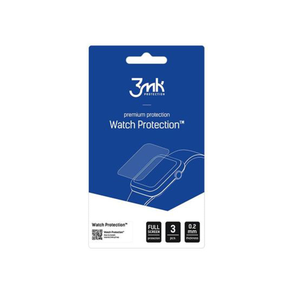 3MK Arc Beschermfolie voor Huawei Band 11, Set van 3 stuks, Plastic