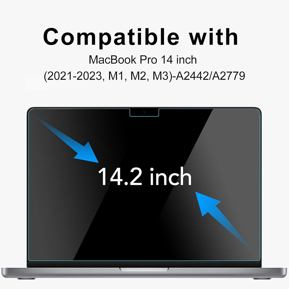 Film de Protection Écran Anti Lumière Bleue Techsuit VisionProX pour Apple MacBook Pro 14 pouces (2023), Plastique