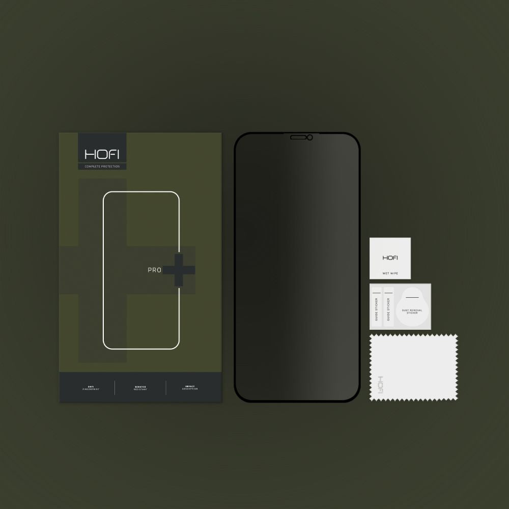 Film de protection d'écran Privacy HOFI PRO+ pour Apple iPhone 11 / XR, Verre Trempé, Full Glue