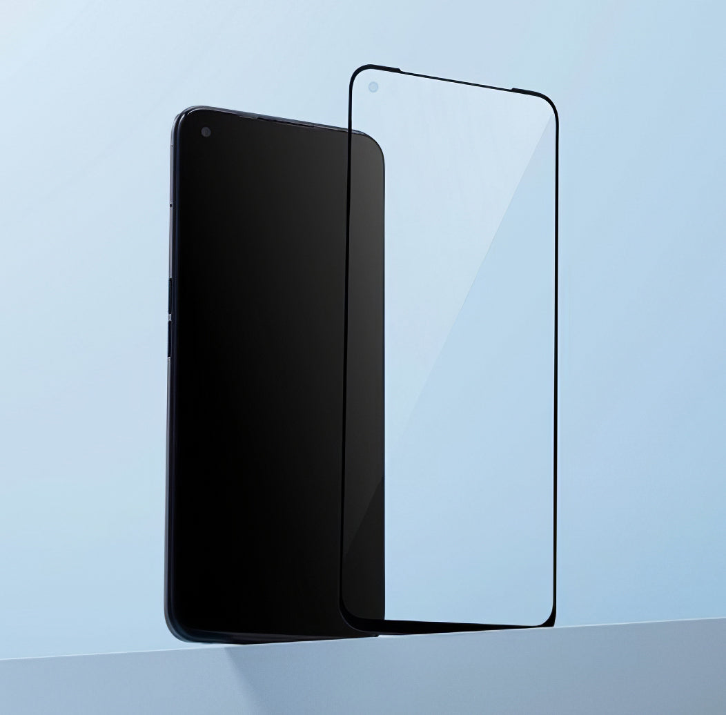 Schermbeveiligingsfolie voor OnePlus Nord CE 2 Lite 5G, Gehard Glas, Volledige Lijm, Zwart 5431100343