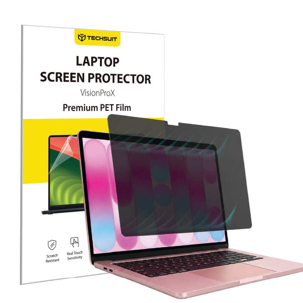 Privacy Screen Protector Folie Techsuit VisionProX Magnetic voor Apple MacBook Neo 13inch, Plastic