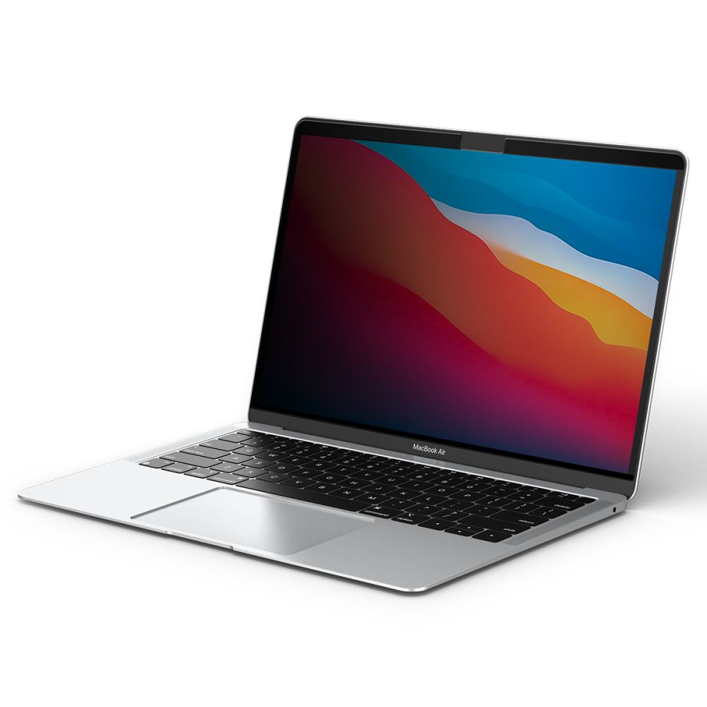 Privacy Beschermfolie Spigen Safe View Magnetic voor Apple MacBook Air M3 13inch (2024) / (2022), Plastic AFL06253