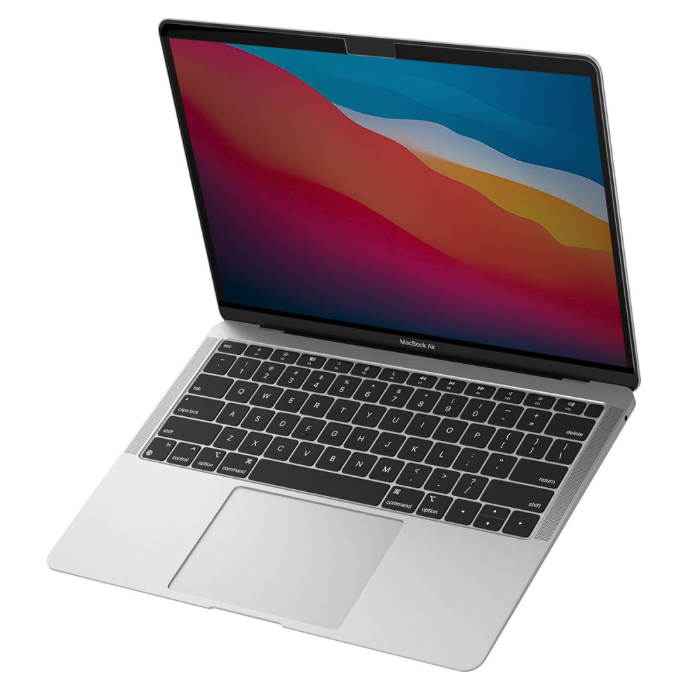 Privacy Beschermfolie Spigen Safe View Magnetic voor Apple MacBook Air M3 13inch (2024) / (2022), Plastic AFL06253