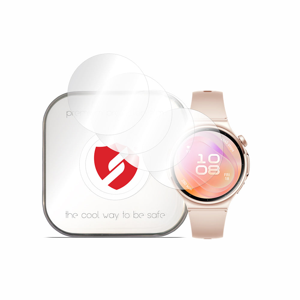 Smart Protection Premium Classic beschermfolie voor Huawei Watch 6 42 mm, kunststof, set van 4 stuks
