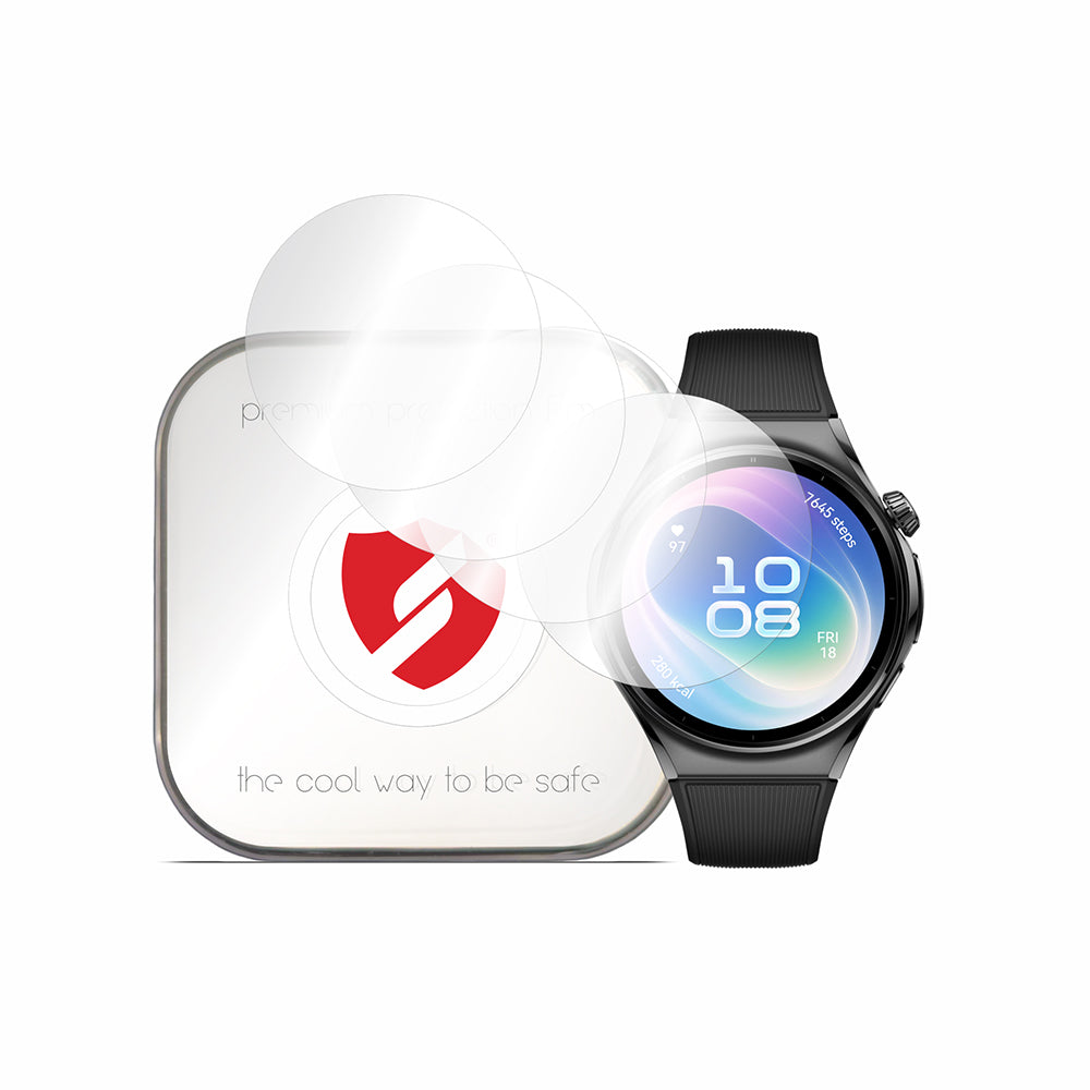 Film de protection Smart Protection Premium Classic pour Huawei Watch 6 46 mm, plastique, lot de 4 pièces