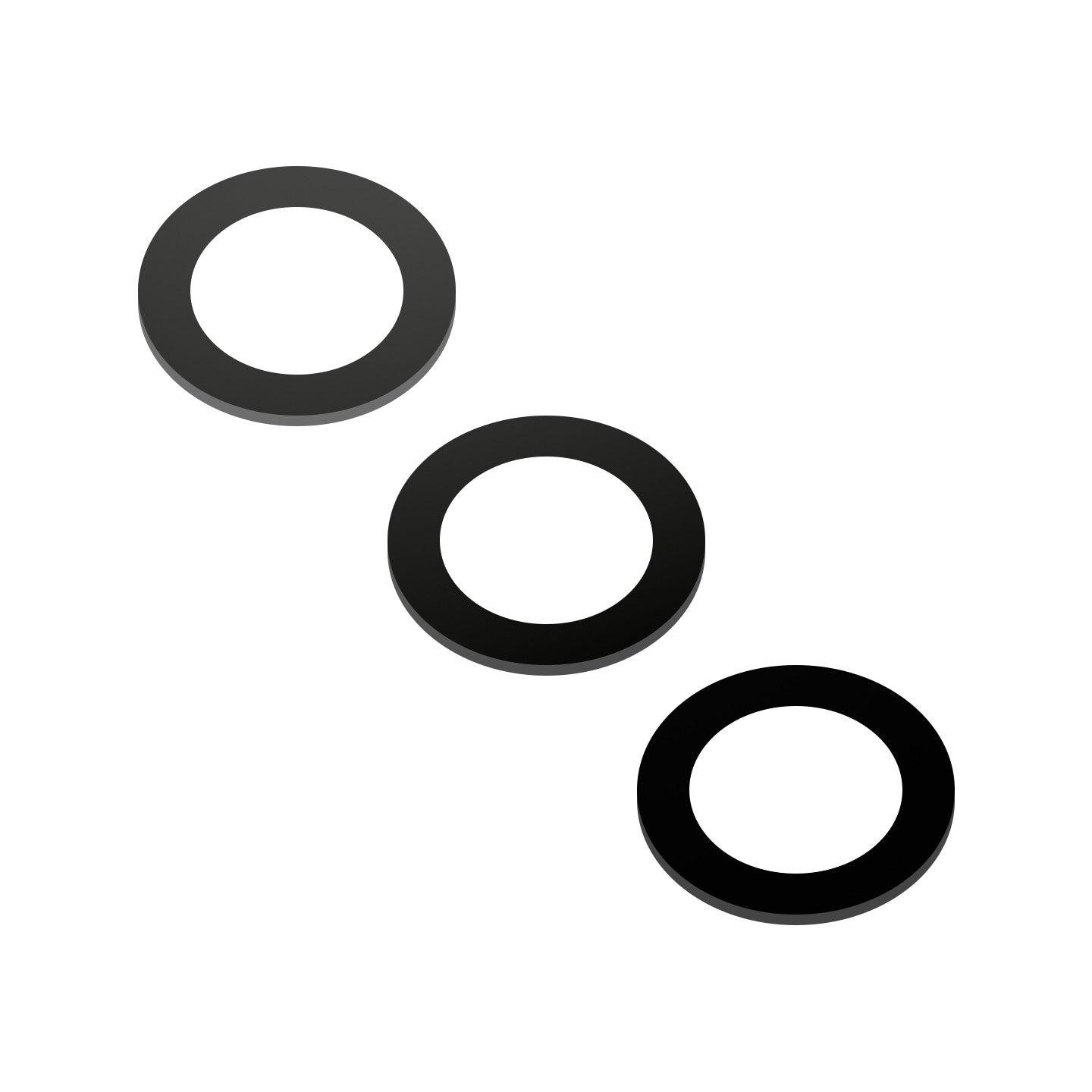 Achterste Camera Glas Motorola Moto G60S, Wide + UltraWide + Macro, Zwart