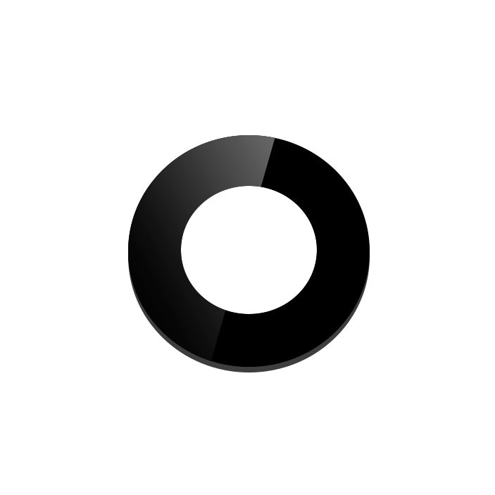 Achtercamera glas Xiaomi Redmi 3, Zwart