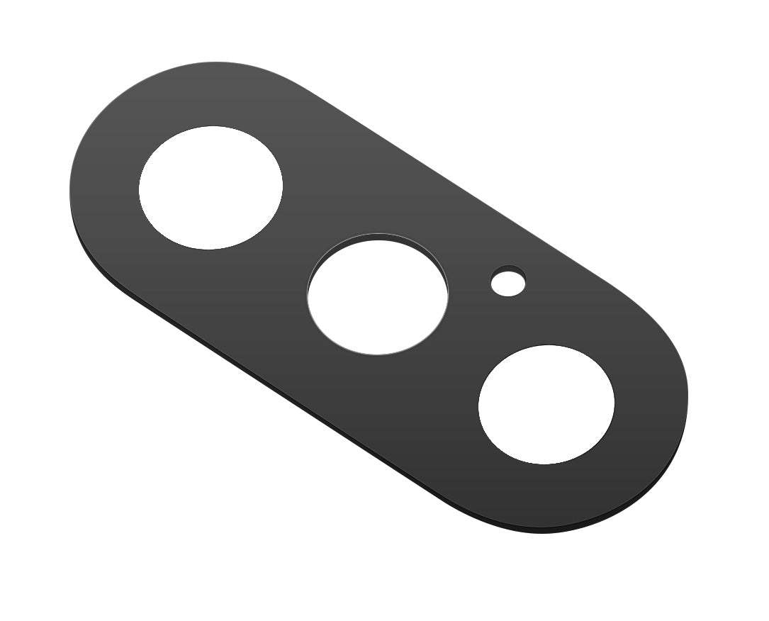 Achtercamera-glas Apple iPhone XS Max, Zwart
