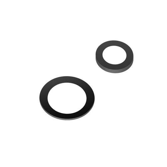 Caméra arrière en verre Samsung Galaxy A32 5G A326, Wide + Macro, Noir