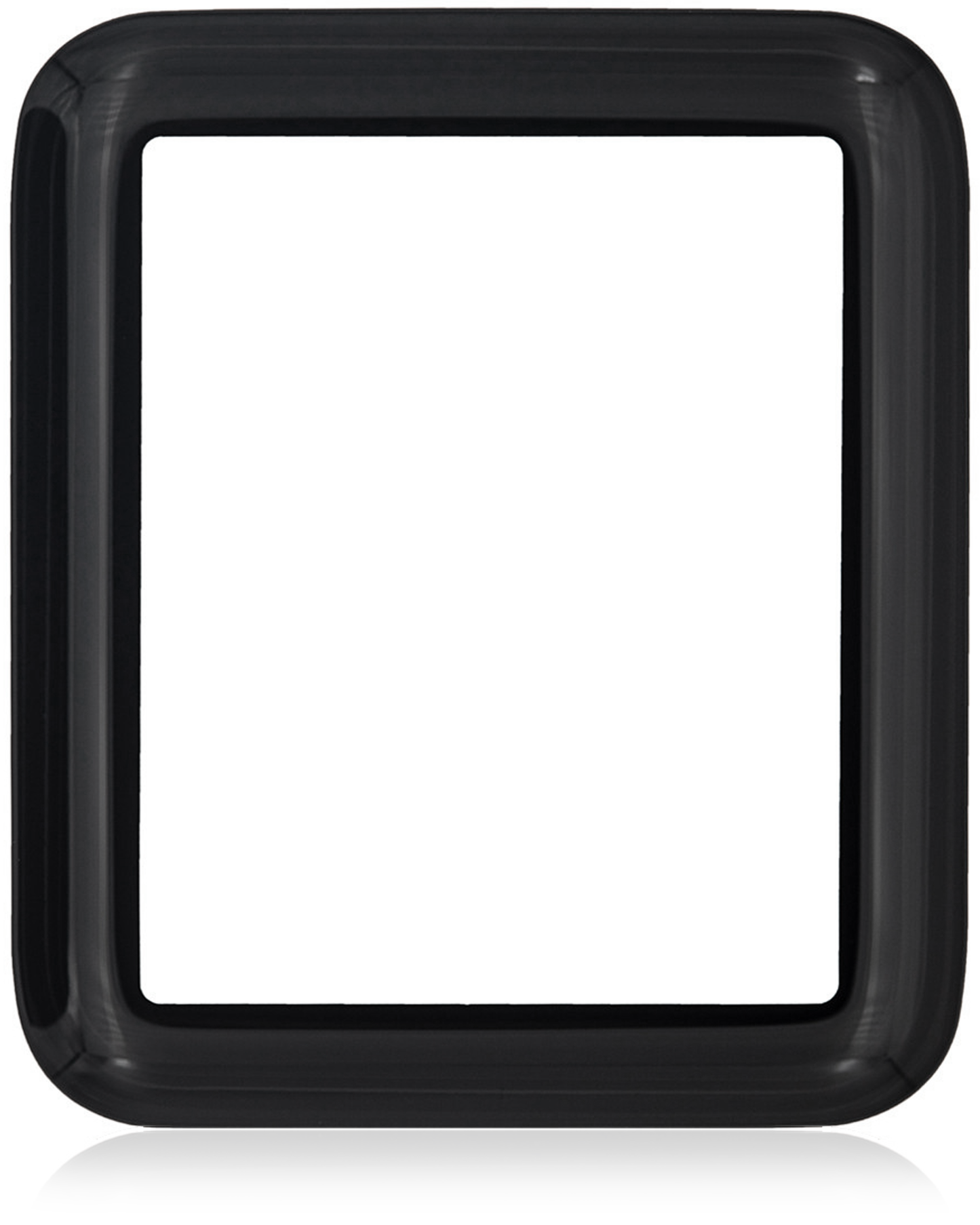 Frontglas / Displayglas für Apple Watch Series 3 / 2 38mm | Schwarz | OEM