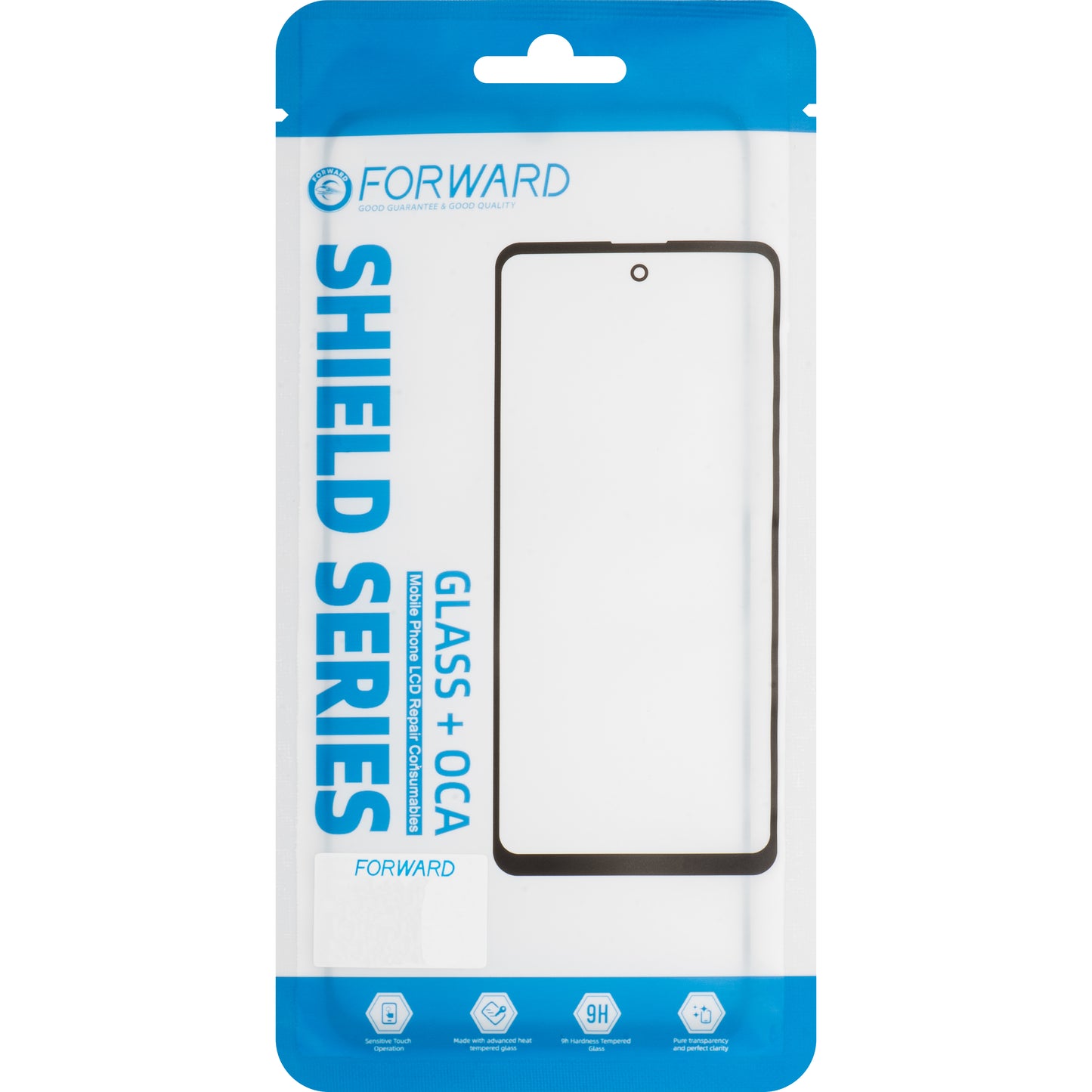Verre d'écran + OCA Forward Shield pour Samsung Galaxy S24 S921, Noir
