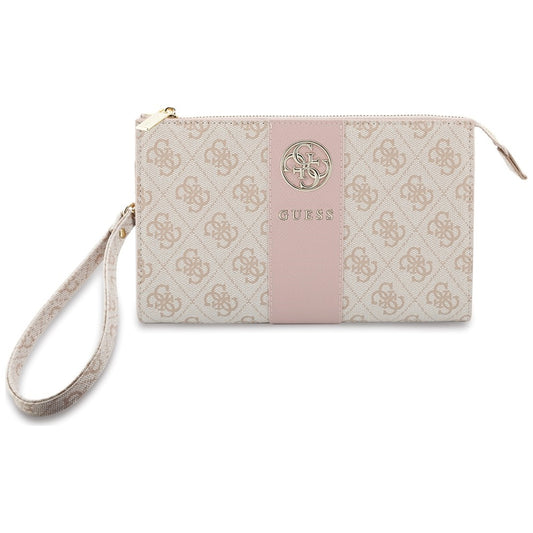 Sac universel pour téléphone, Guess, 4G Round Classic Logo Stripe, rose