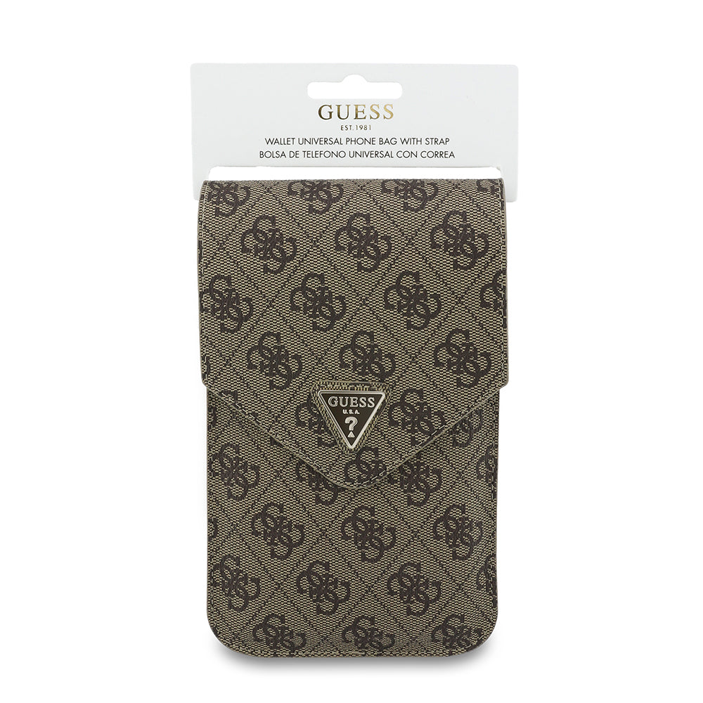 Universele Telefoontas, Guess, Fliptok Triangle 4G, Bruin