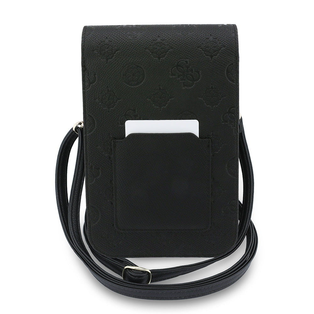 Sac Universel pour Téléphone, Guess, Grained Peony, Noir