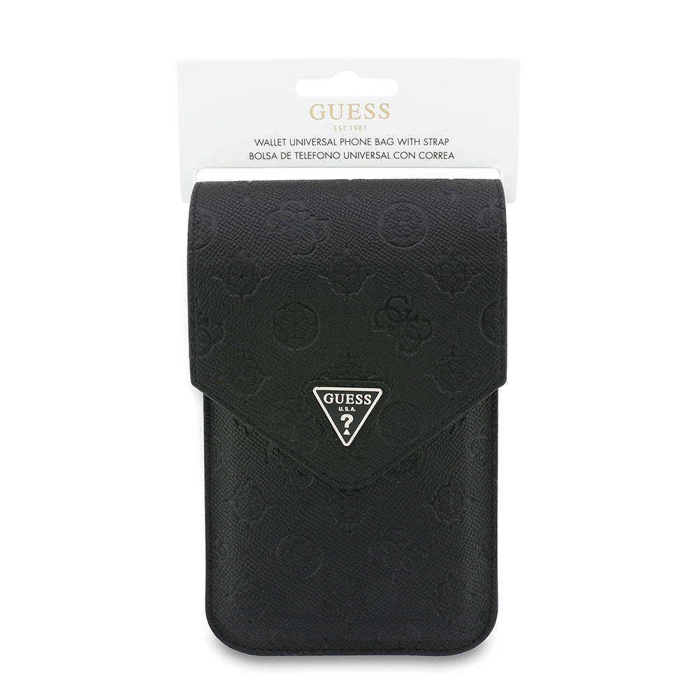 Sac Universel pour Téléphone, Guess, Grained Peony, Noir