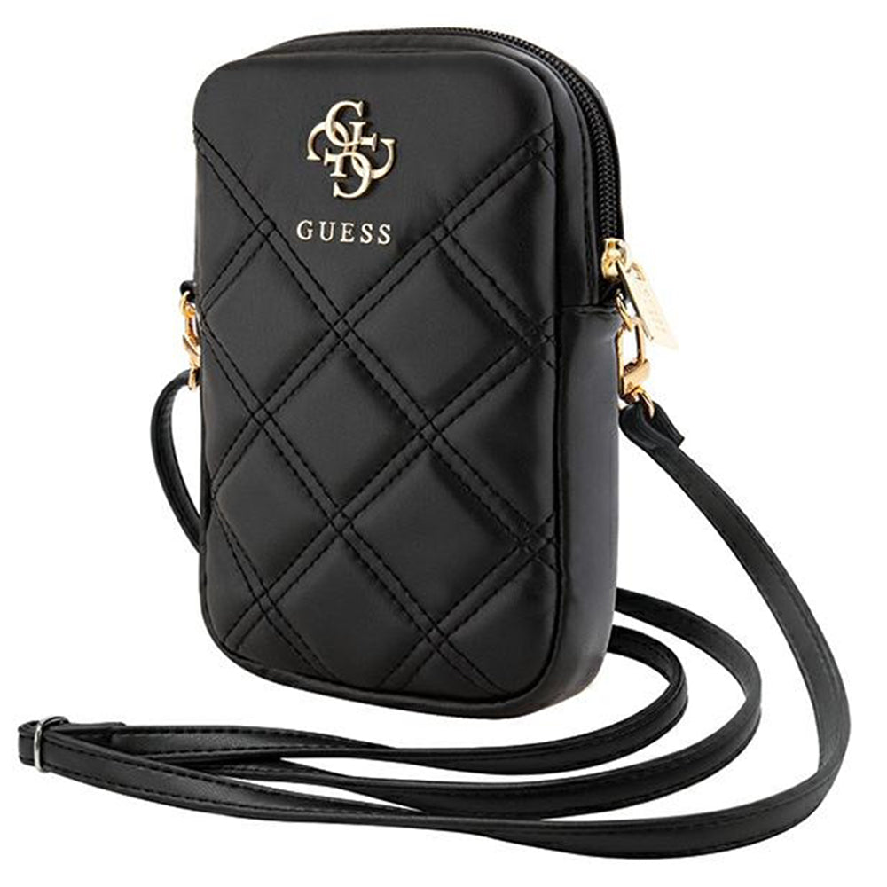 Universele Telefoontas, Guess, Quilted 4G, Zwart