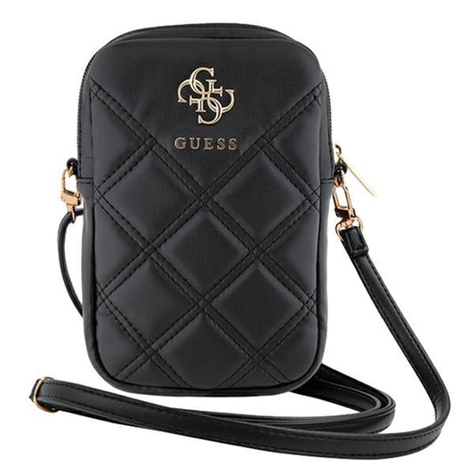 Universaltasche für Telefon, Guess, Quilted 4G, Schwarz