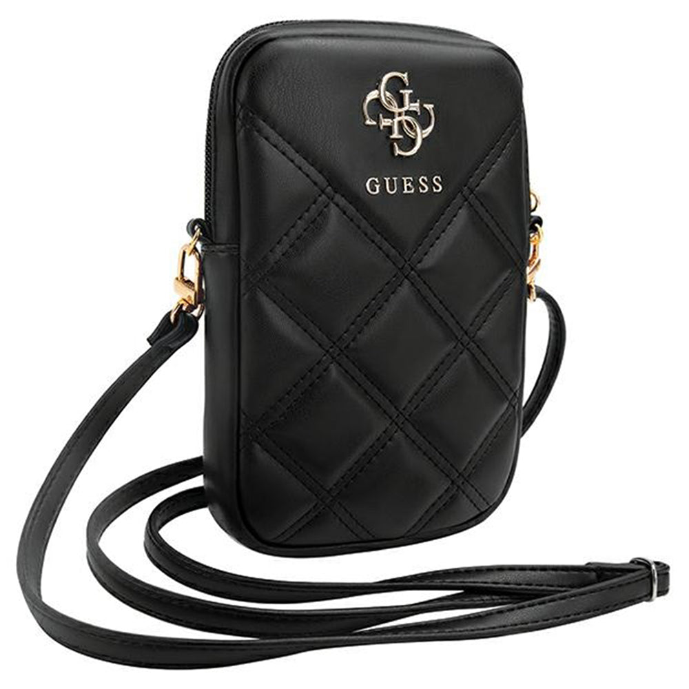 Universele Telefoontas, Guess, Quilted 4G, Zwart