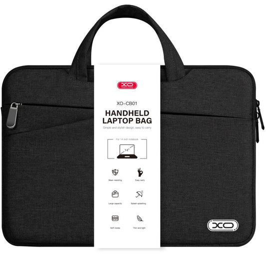 XO Design CB01 Laptoptas 14inch, Zwart