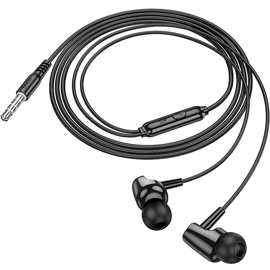 Handsfree 3.5mm HOCO M112, Zwart