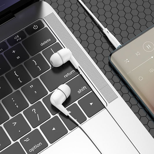 Handsfree 3.5mm HOCO M97, Wit