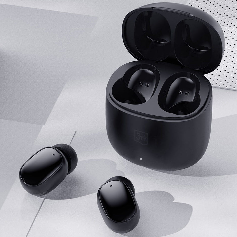 3MK FlowBuds TWS Bluetooth Kopfhörer | Schwarz | 6.5h Akku