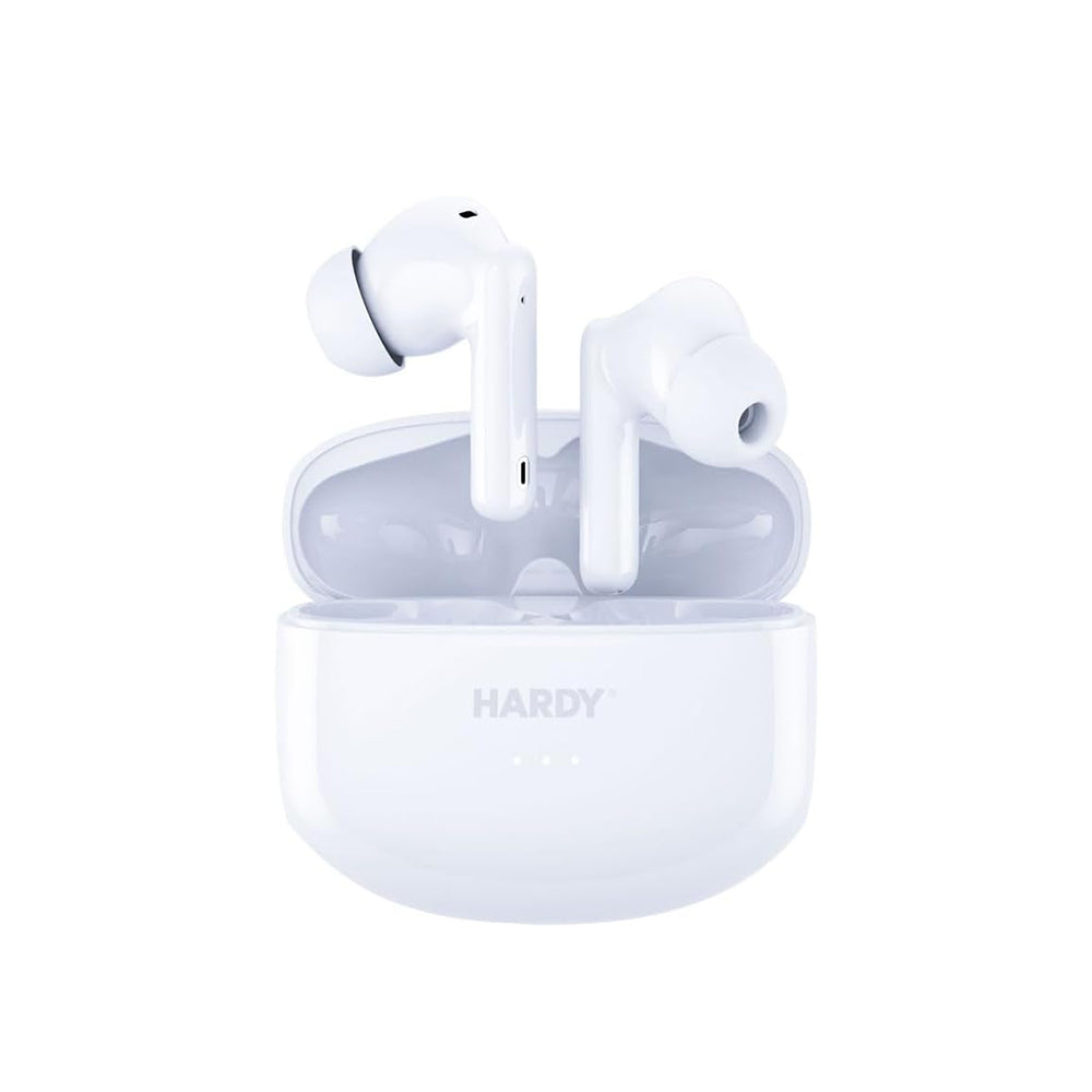 Écouteurs Bluetooth sans fil 3MK Hardy LifePods Pro, TWS, ANC, Blanc