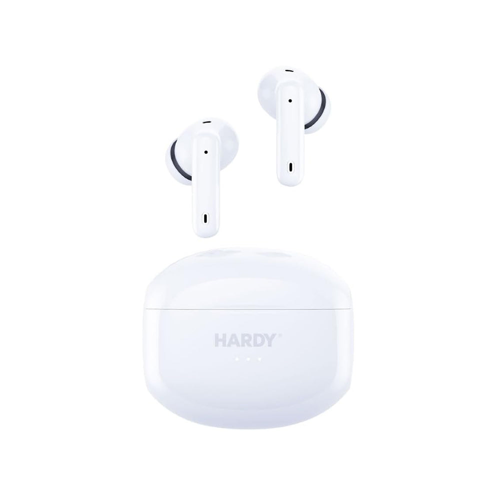 Écouteurs Bluetooth sans fil 3MK Hardy LifePods Pro, TWS, ANC, Blanc