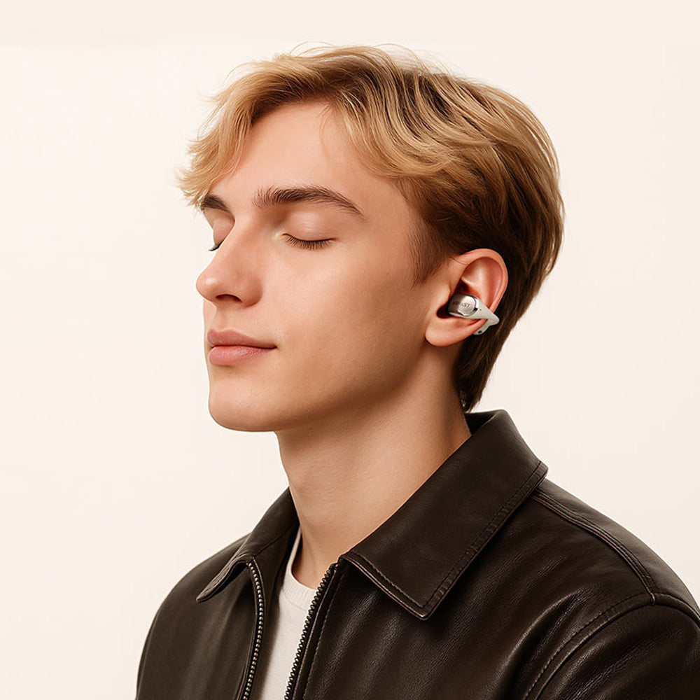 Handsfree Bluetooth Acefast Aceclip Pro, TWS, Zwart