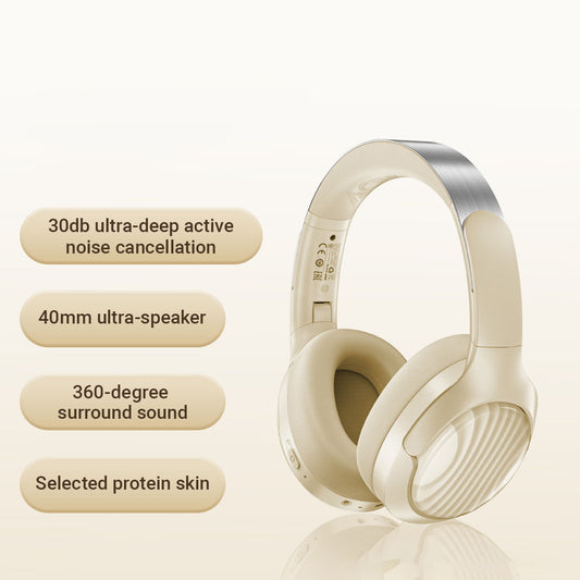 Handsfree Bluetooth Acefast H5, A2DP, ANC, Wit