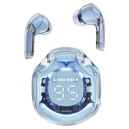 Handsfree Bluetooth Acefast T8, TWS, Blauw