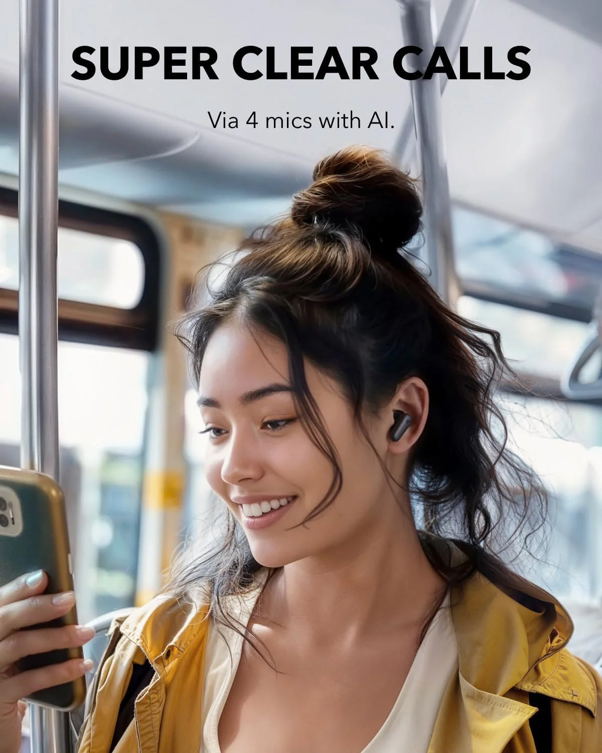 Handsfree Bluetooth Anker SoundCore P30i, TWS, ANC, Schwarz A3959Z11