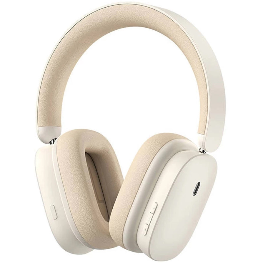 Handsfree Bluetooth Baseus Bowie H1, A2DP, ANC, Crème NGTW230202