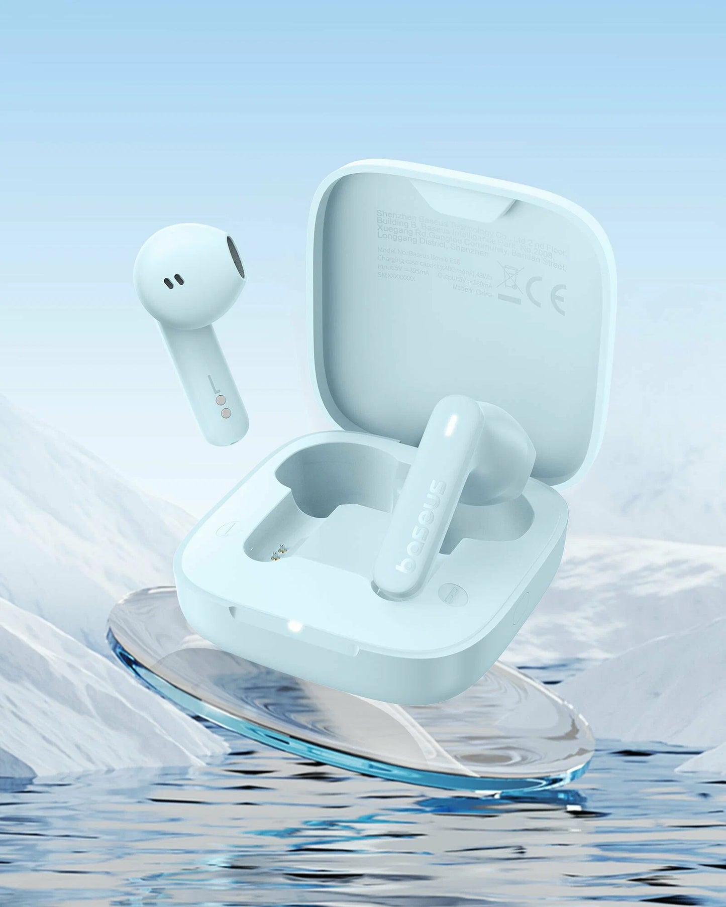 Handsfree Bluetooth Baseus Bowie E16, TWS, Blauw A00061900313-01