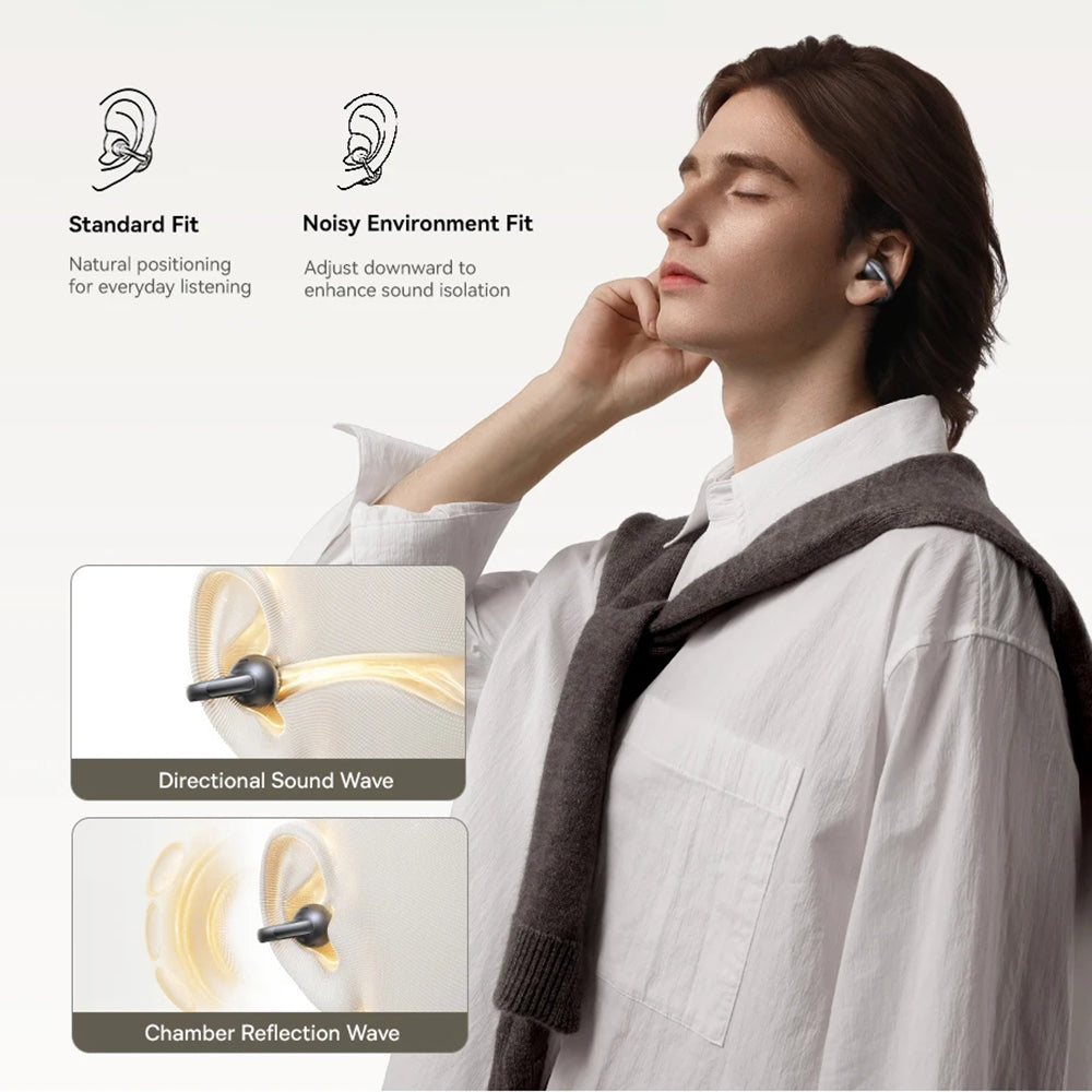 Handsfree Bluetooth Baseus Bowie MC1 Pro, TWS, MultiPoint, Zwart A0102503