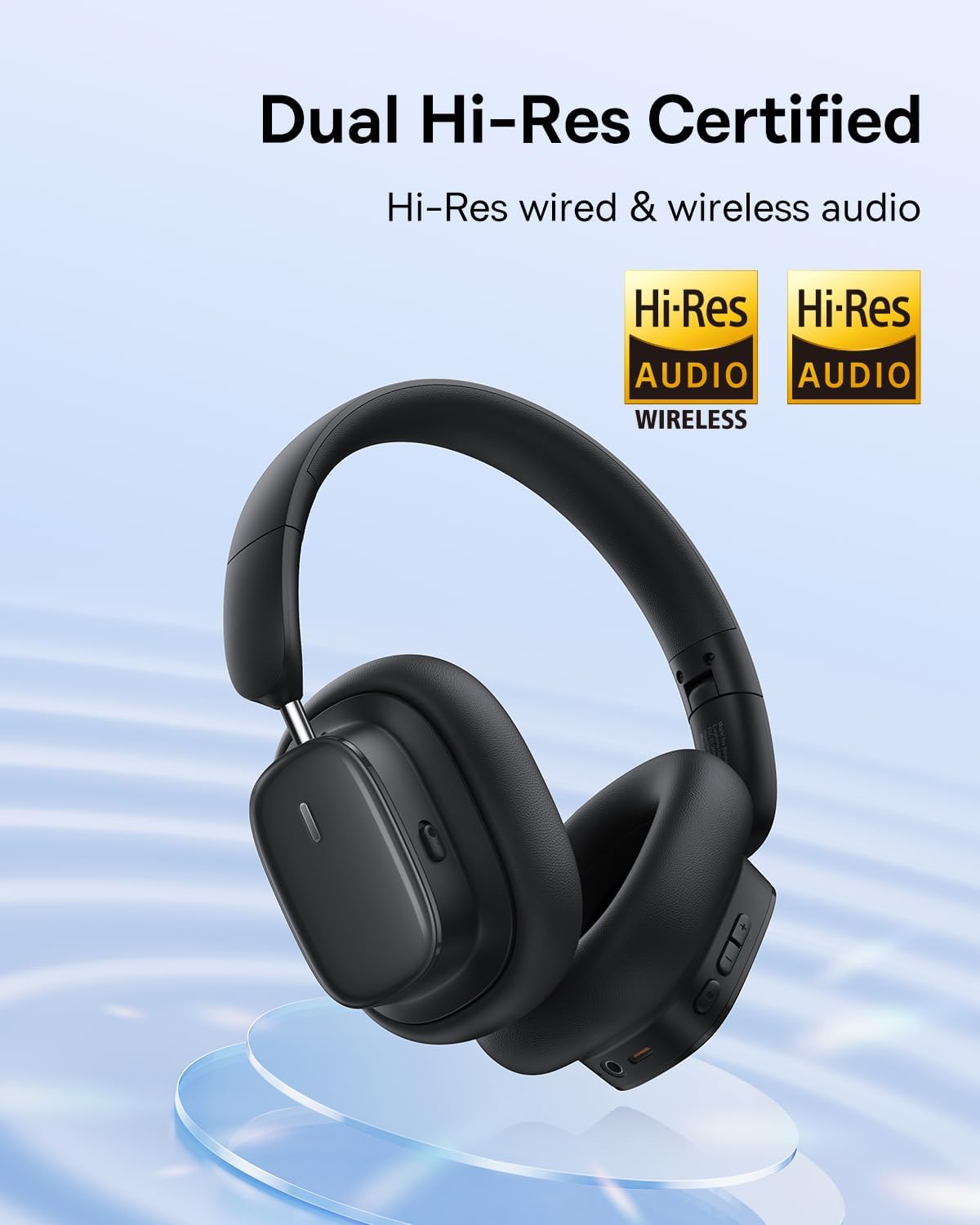 Kit mains libres Bluetooth Baseus Bowie H1i, A2DP, ANC, Noir A00050402113-00
