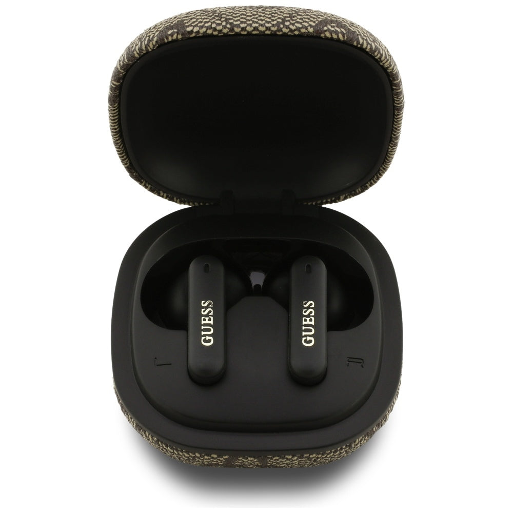 Handsfree Bluetooth Guess 4G Classic Metal Logo, TWS, Bruin