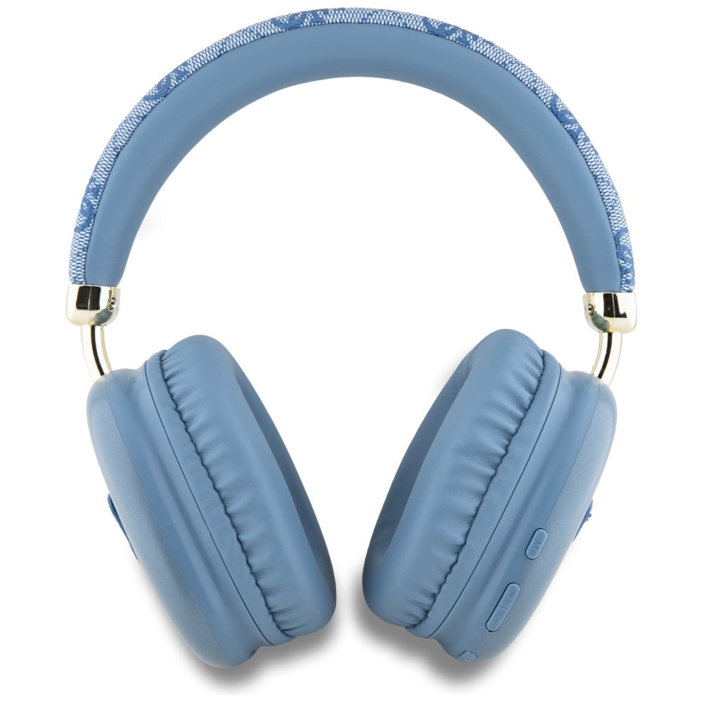 Handsfree Bluetooth Guess 4G Gouden Driehoek Logo, A2DP, Blauw