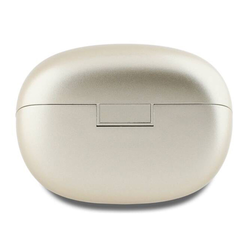 Handsfree Bluetooth Guess Capsule mit bedrucktem Logo, TWS, ANC, Gold