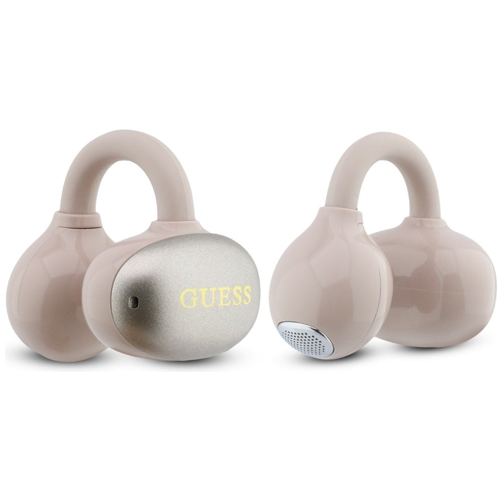 Casque Bluetooth mains libres Guess Finition Métallique Parties Électroplaquées Classique, TWS, Rose