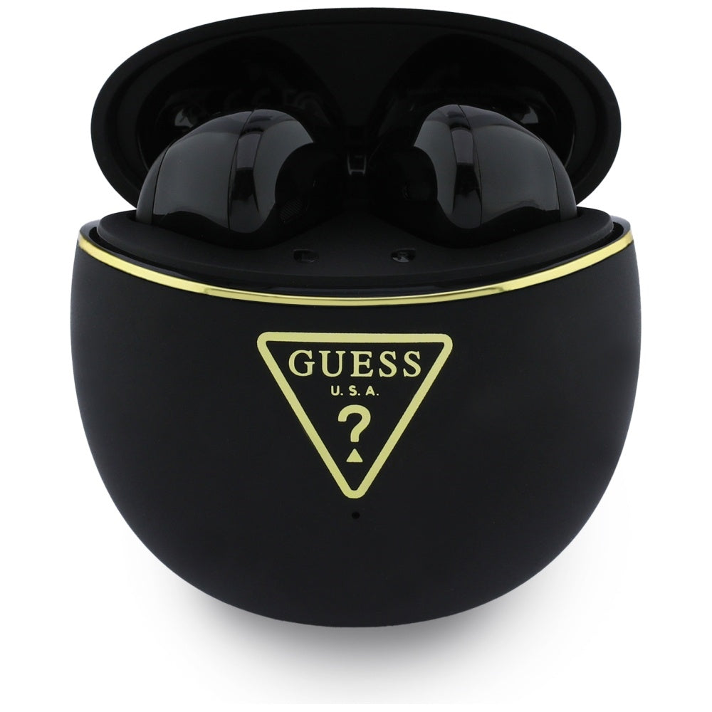 Handsfree Bluetooth Guess Script Print, TWS, Zwart