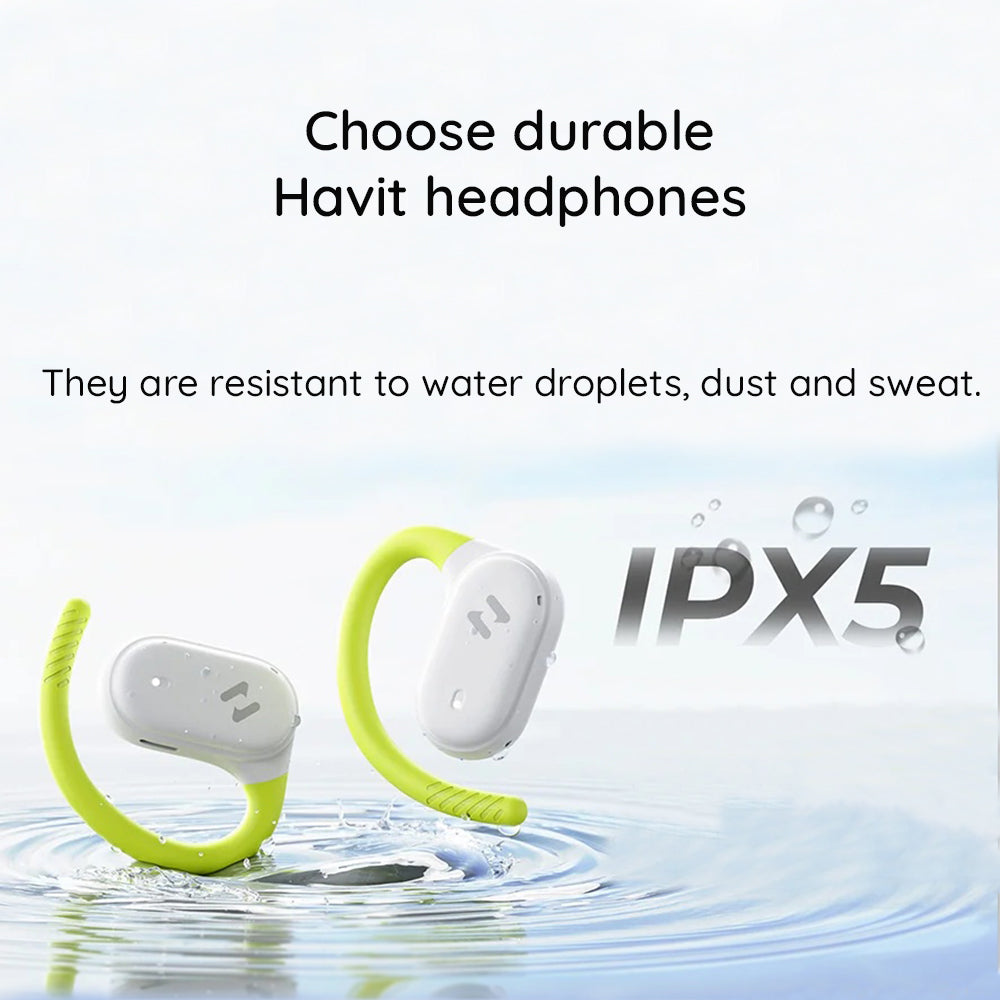 Handsfree Bluetooth HAVIT OWS915, TWS, Gris